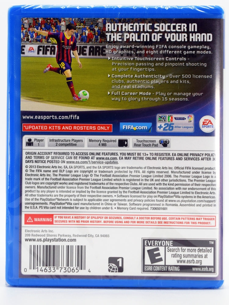 Fifa 14 Psvita Back
