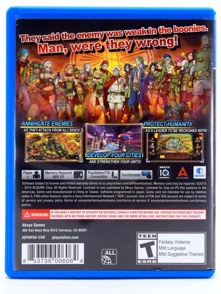 Aegis Of Earth Protonovus Assault Psvita Back