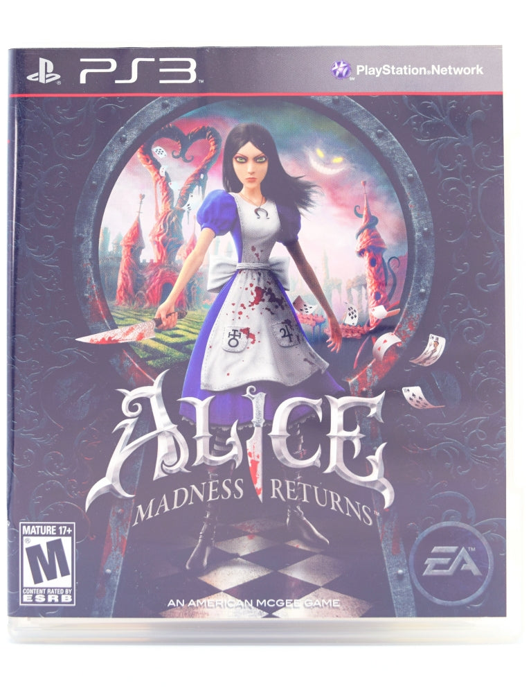 Alice Madness Returns Ps3 Game Front
