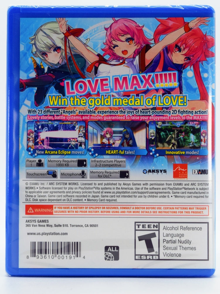 Arcana Heart 3 Love Max Psvita Back