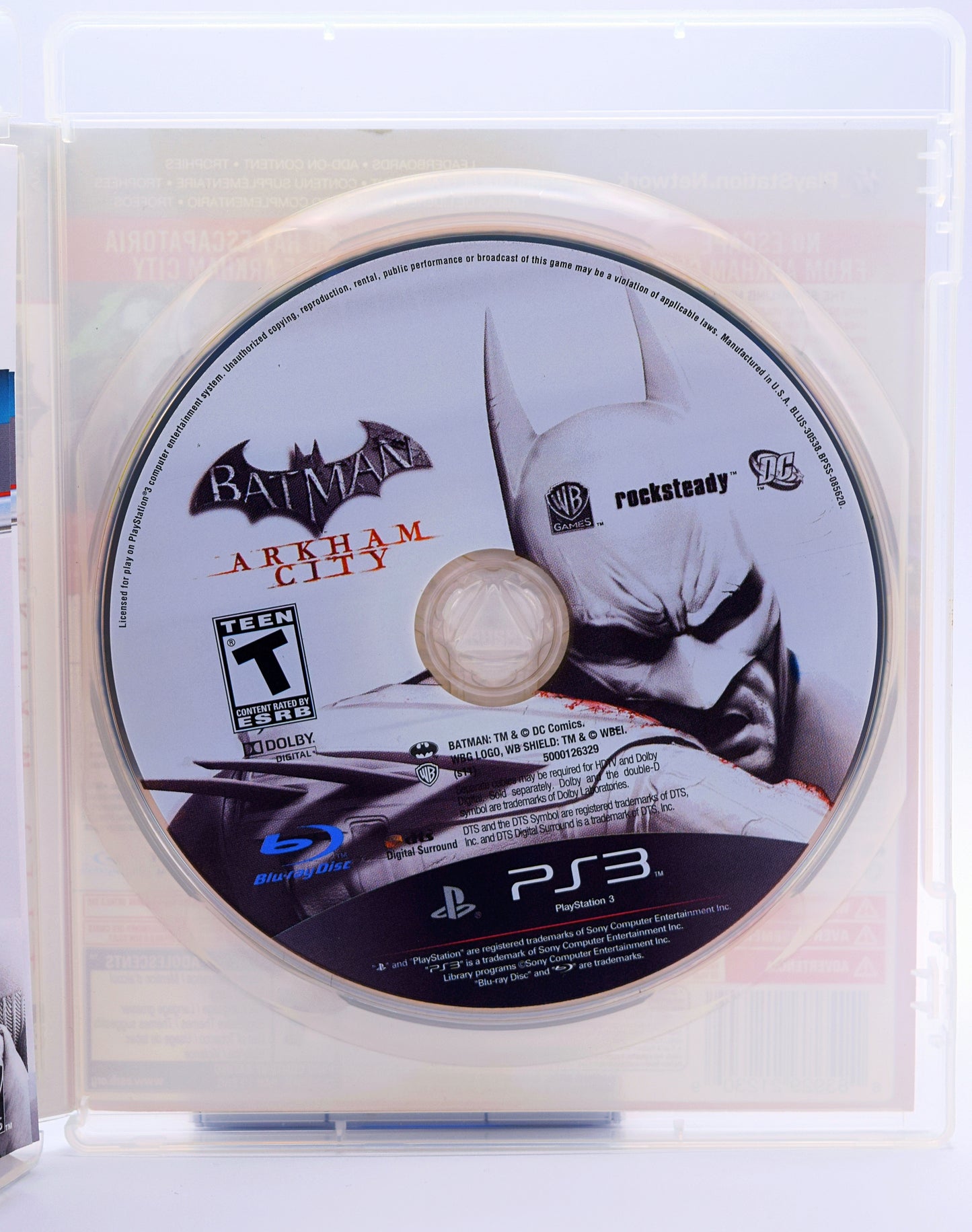 Batman Arkham City Ps3 Game Inside