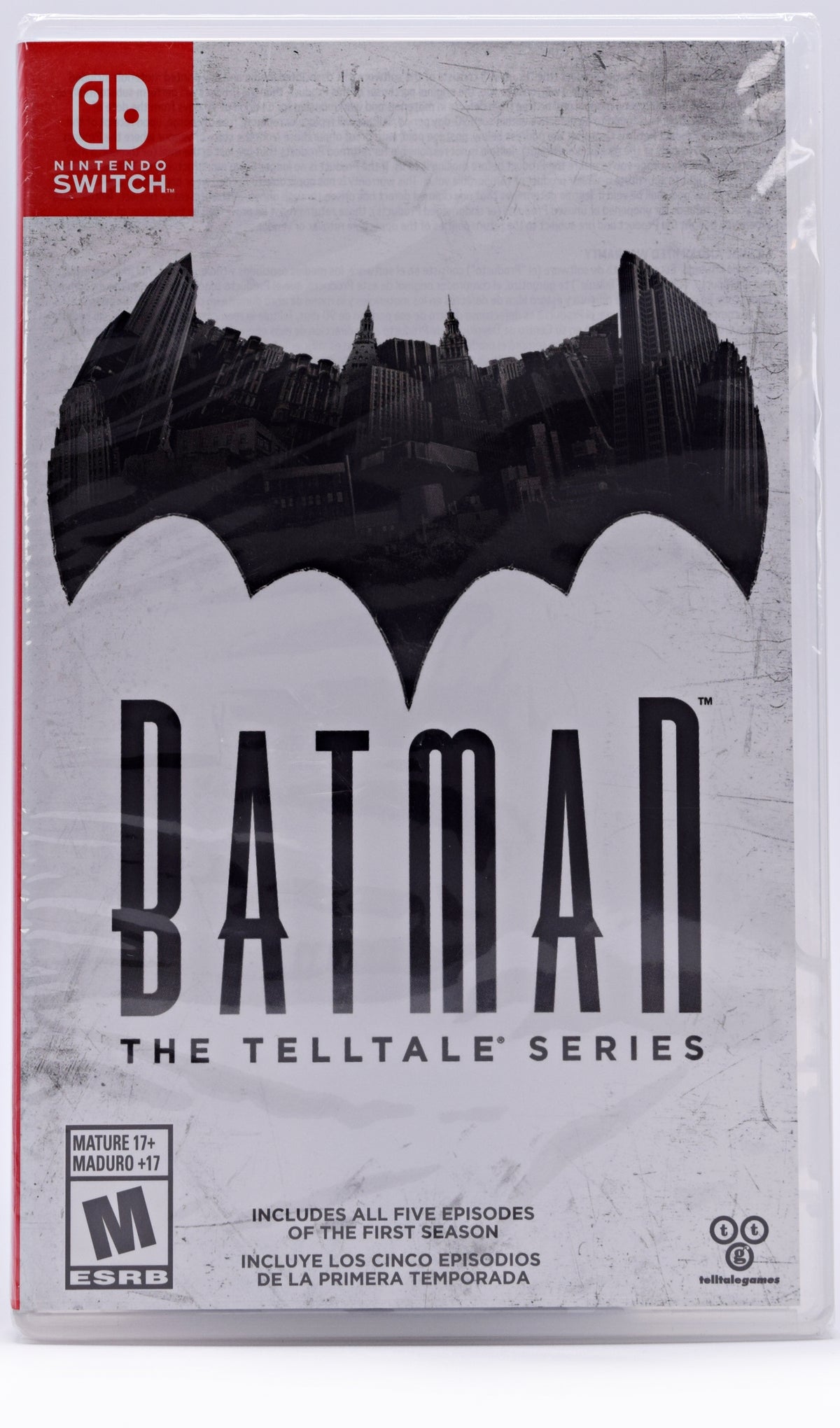 Batman The Telltale Series Switch Game Front