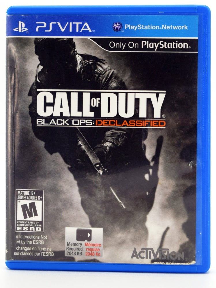 Call Of Duty Black Ops Declassified Psvita Front