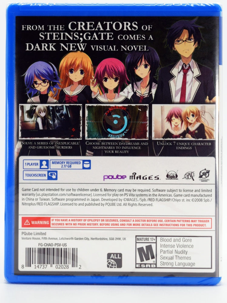 Chaos Child Psvita Back