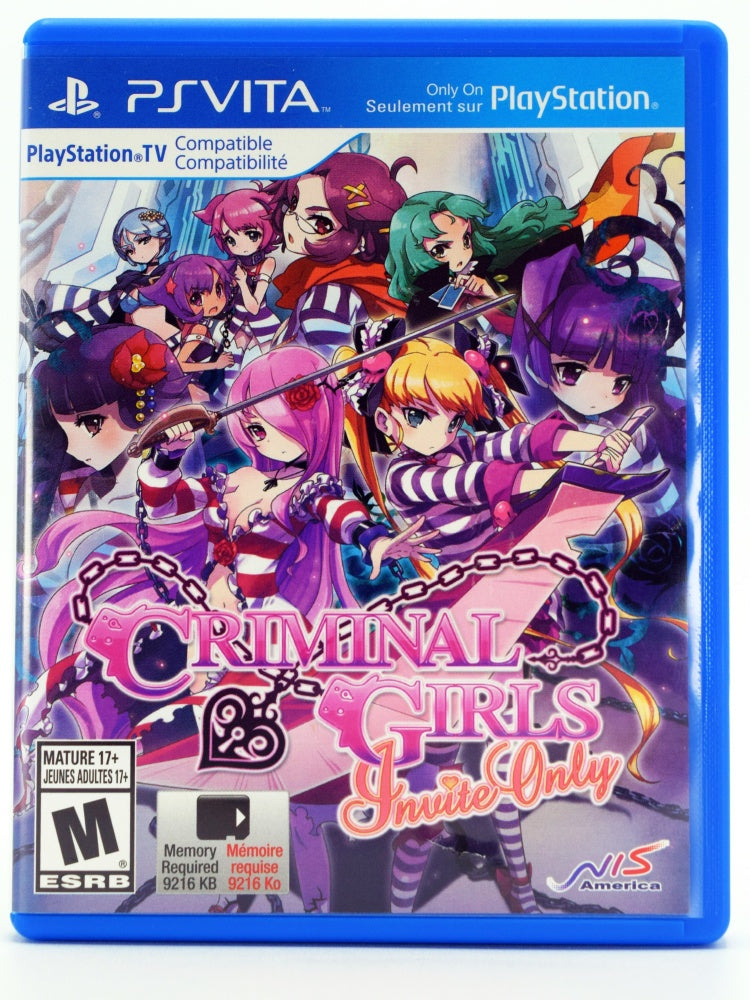 Criminal Girls Invite Only Psvita Front