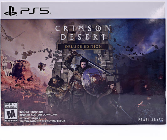 Crimson Desert Deluxe Edition Ps5 Game Front
