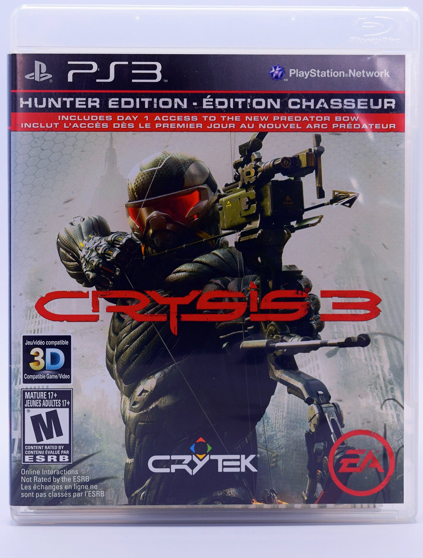 Crysis 3 Hunter Edition Ps3 Game Front