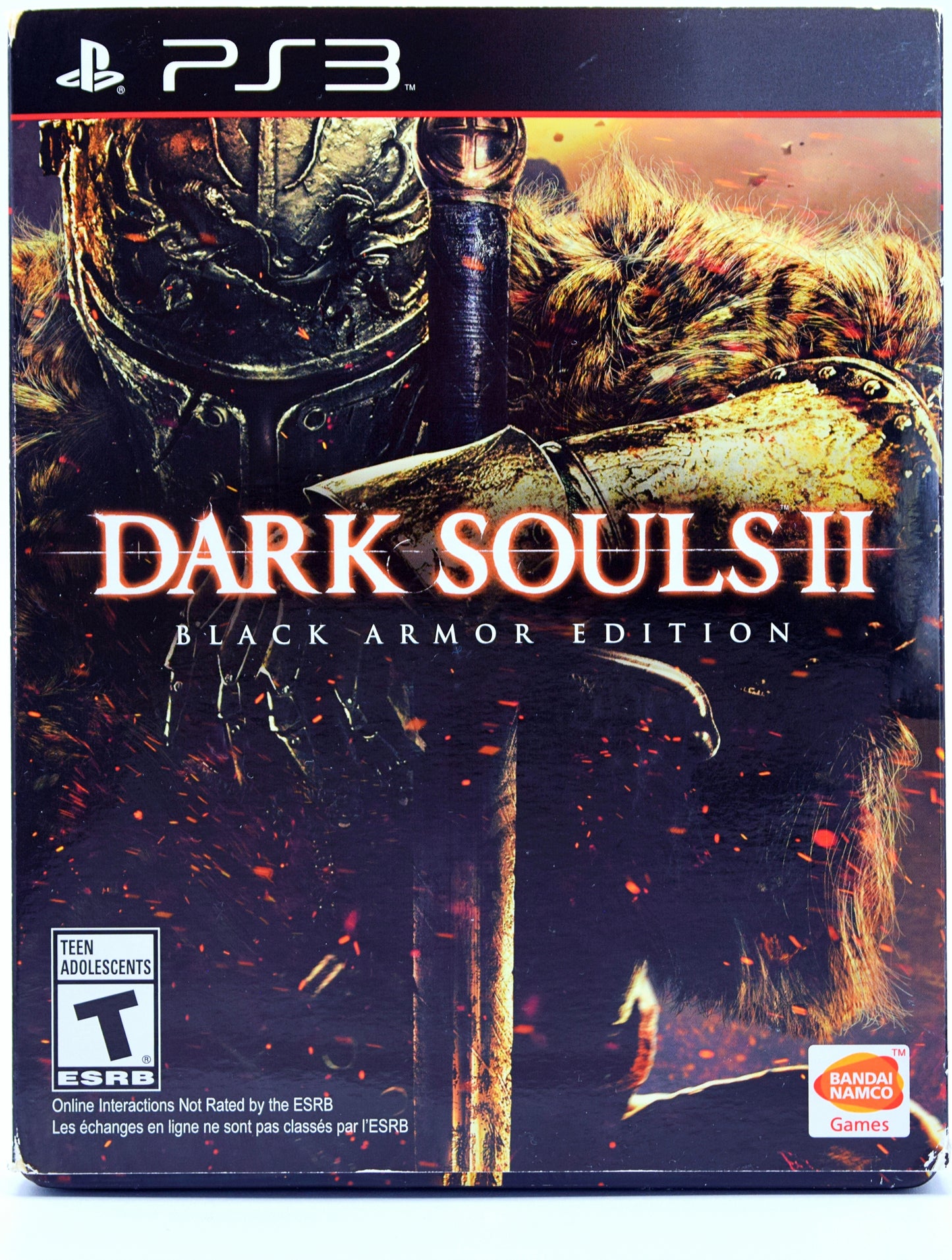 Dark Souls Ii Black Armor Edition Ps3 Game Front