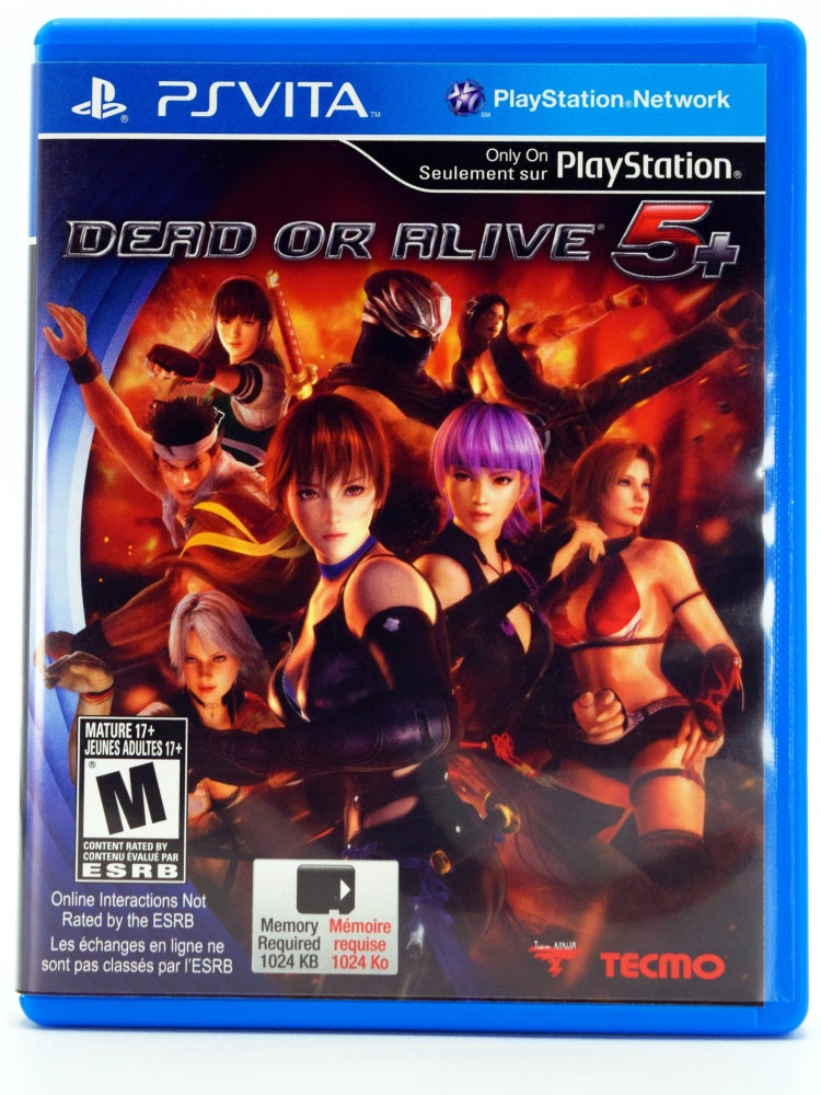 Dead Or Alive 5 Plus Psvita Front