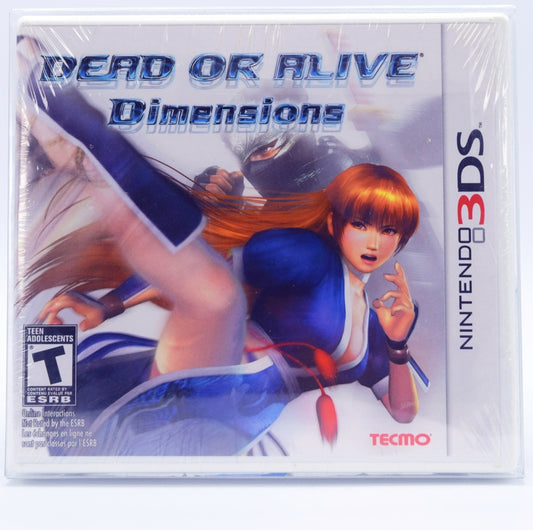 Dead Or Alive Dimensions 3Ds Game Front