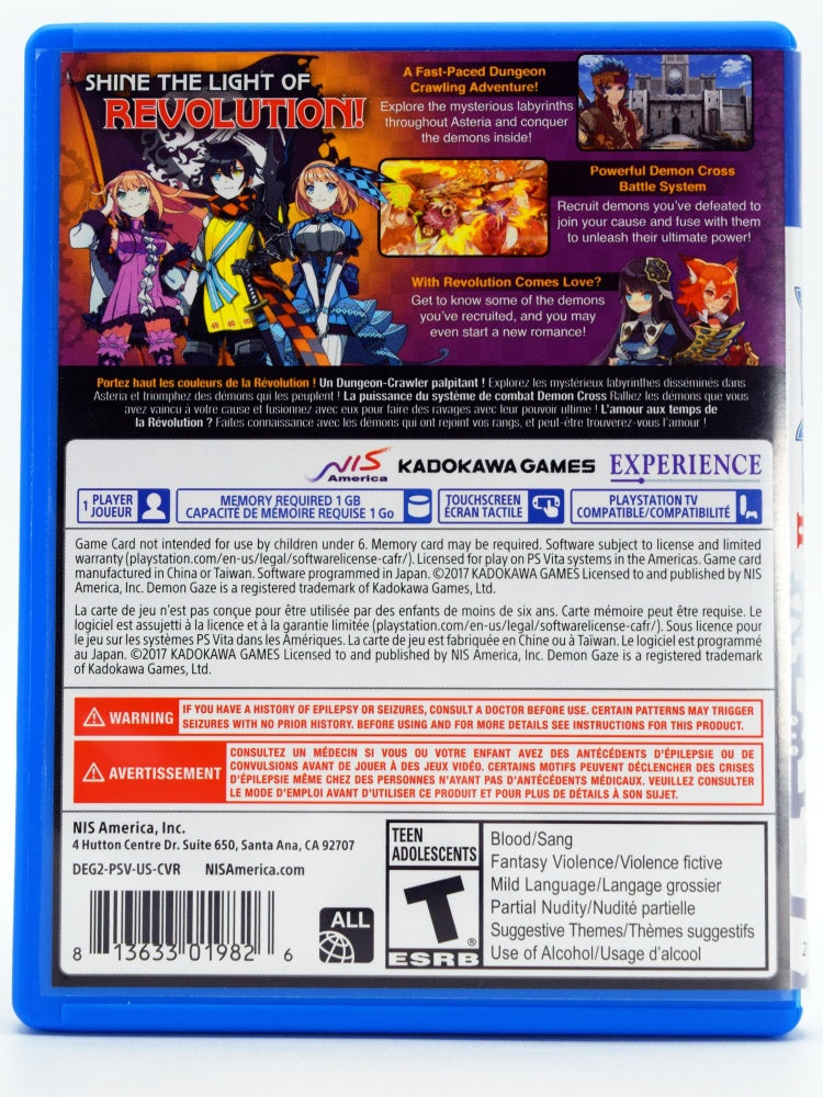 Demon Gaze Ii Psvita Back