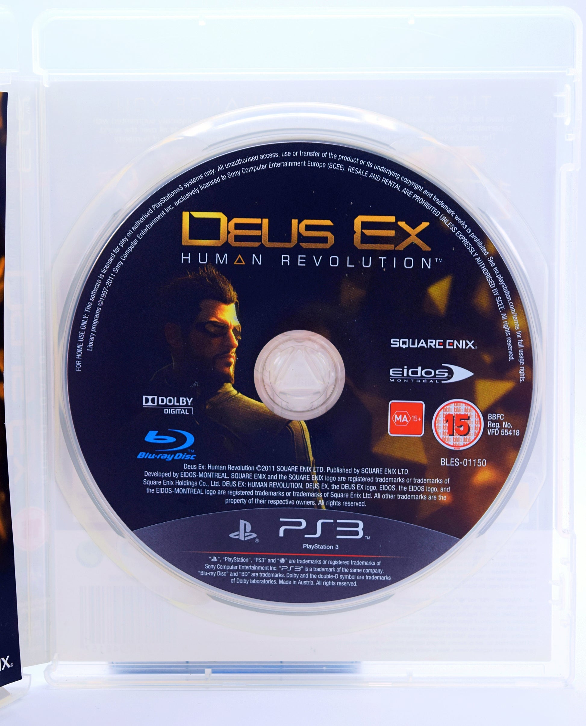 Deus Ex Human Revolution Limited Edition Ps3 Game Inside