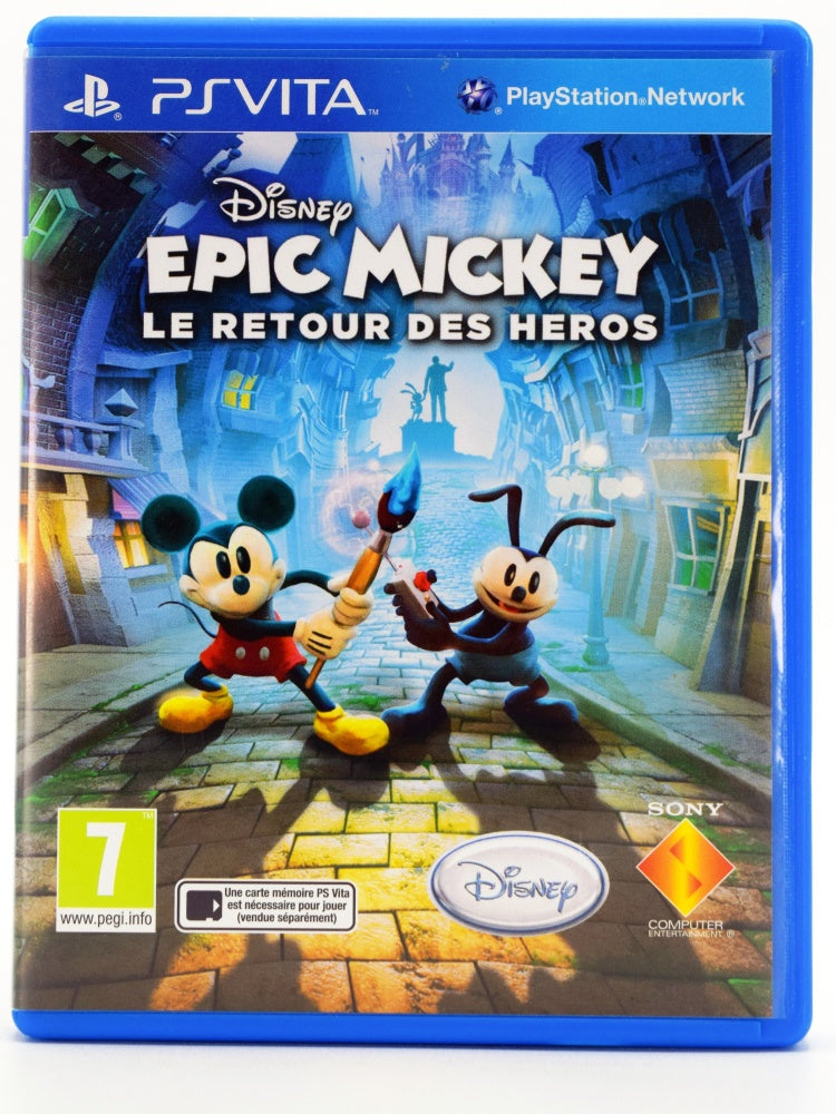 Epic Mickey 2 The Power Of Two Psvita Game Front