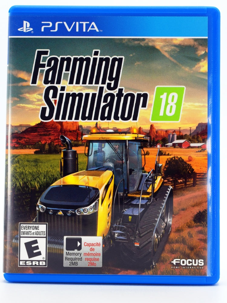 Farming Simulator 18 Psvita Front