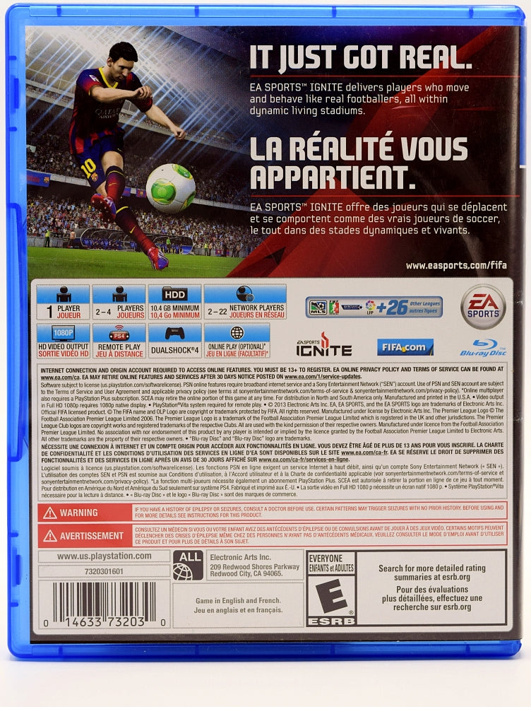 Fifa 14 Ps4 Game Back