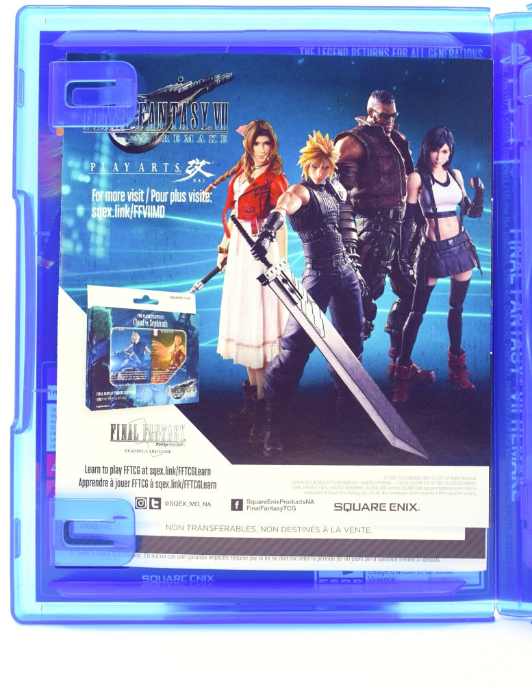 Final Fantasy Vii Remake Ps4 Game Inside