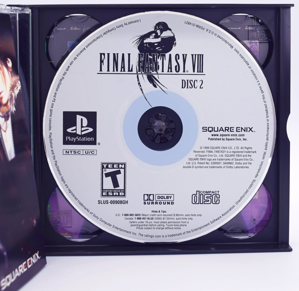 Final Fantasy Viii Greatest Hits Ps1 Game Inside1