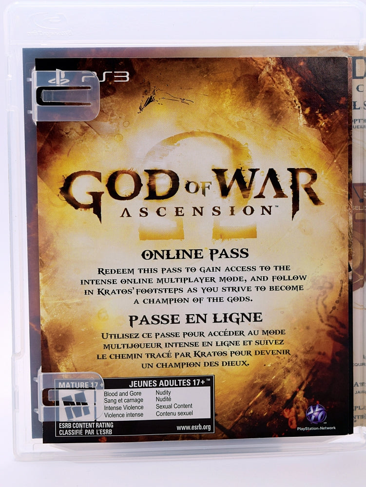 God Of War Ascension Ps3 Game Inside