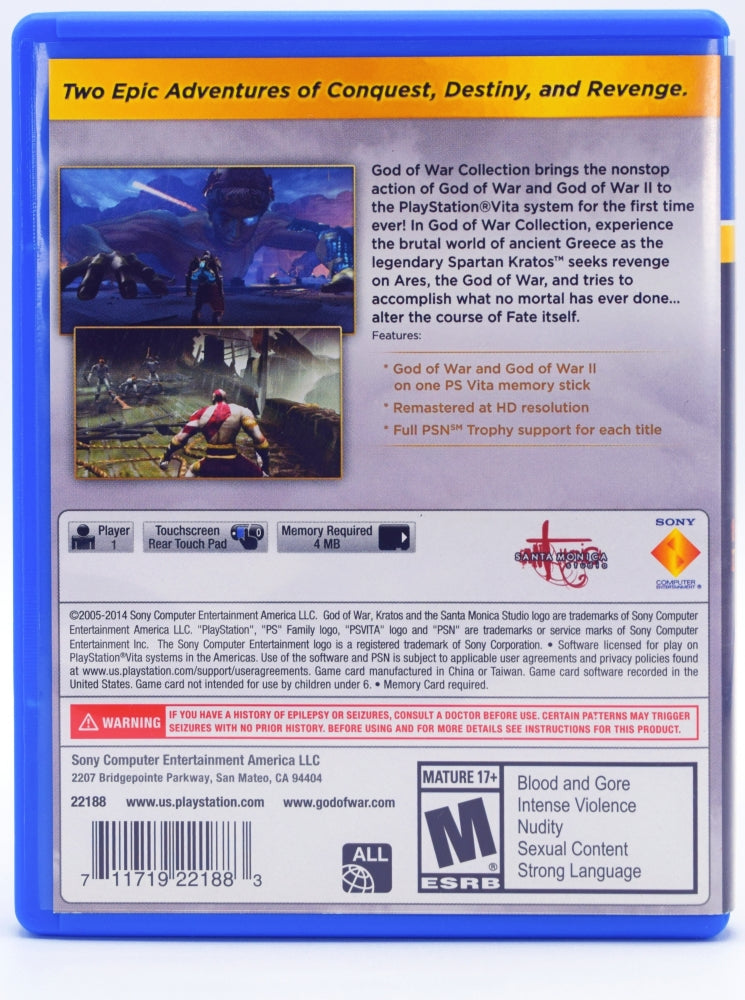 God Of War Collection - PS Vita