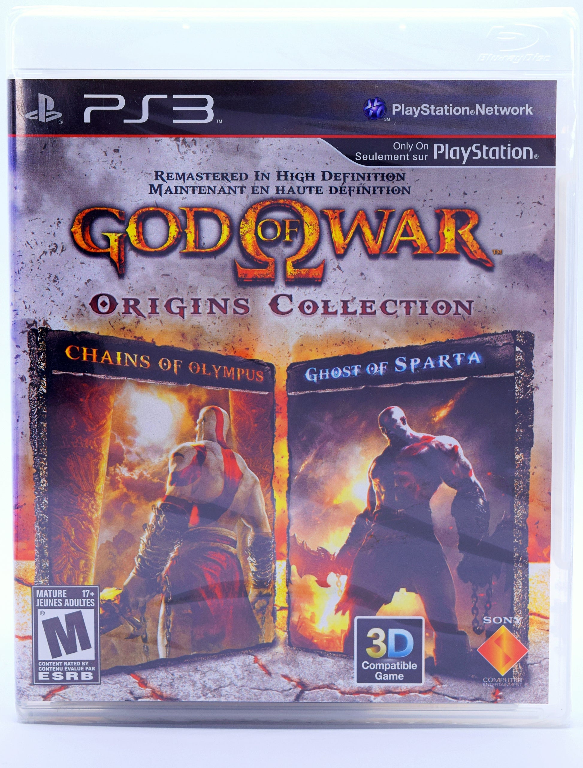 God Of War Origins Collection Ps3 Game Front