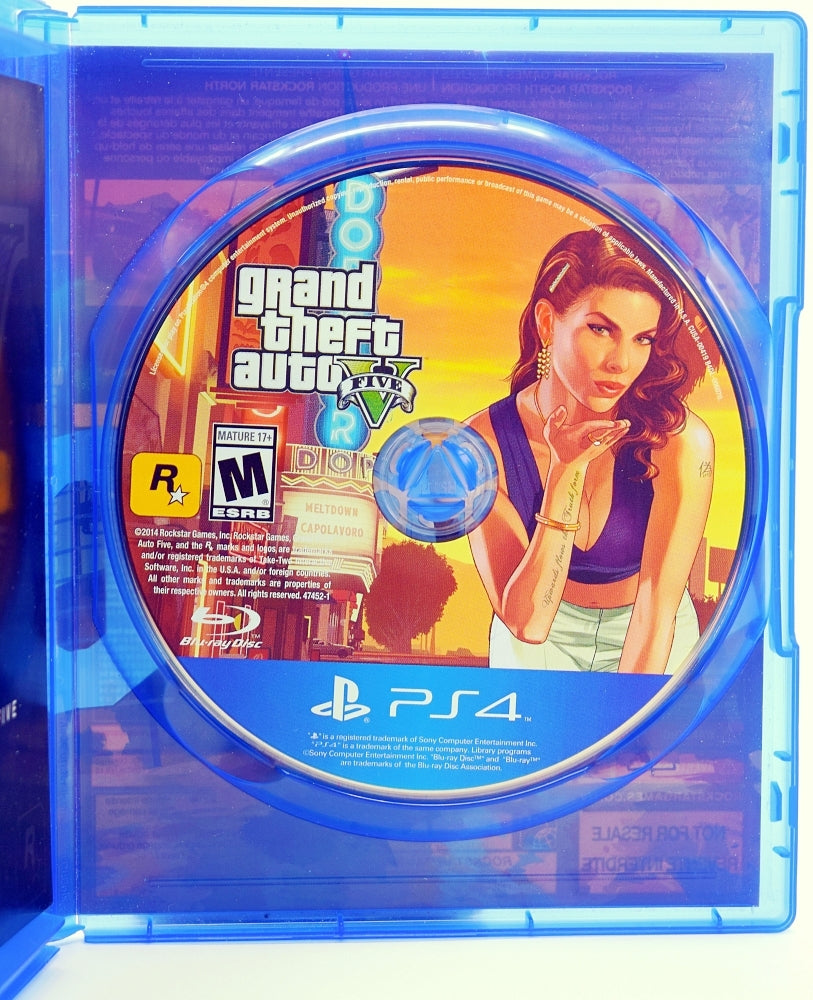 Grand Theft Auto V Not For Resale Ps4 Game Inside1
