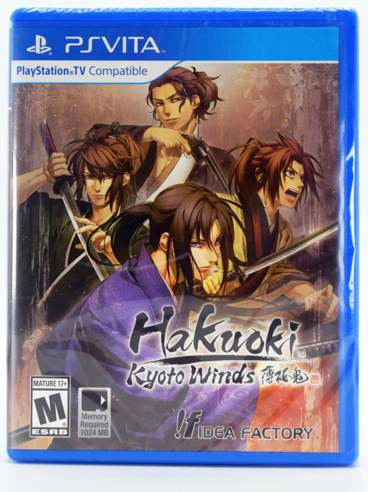 Hakuoki Kyoto Winds Psvita Game Front
