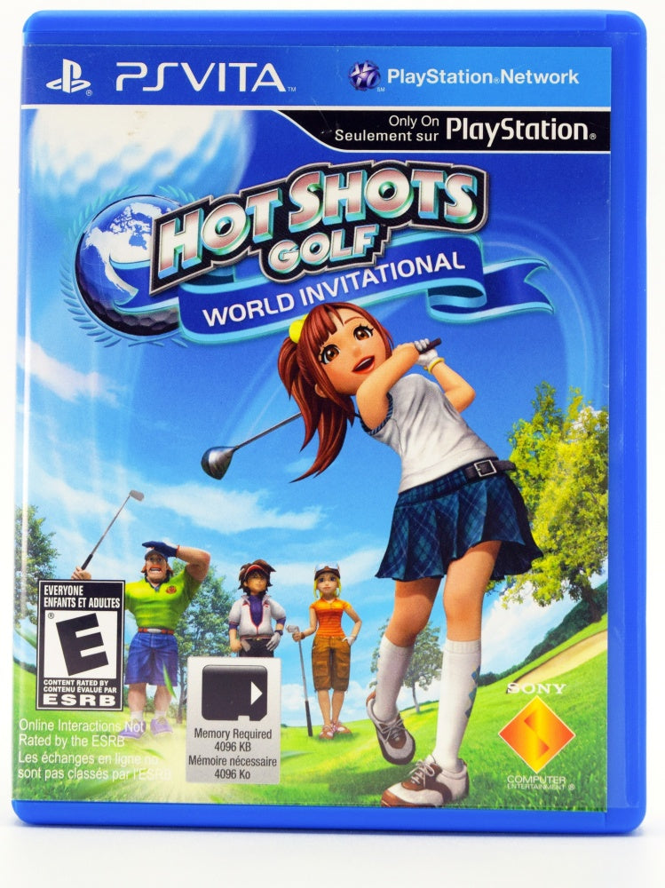 Hot Shots Golf World Invitational Psvita Game Front