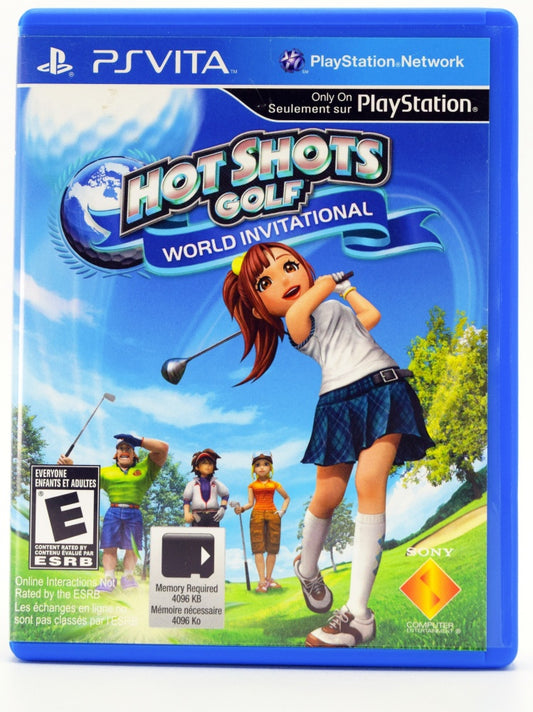 Hot Shots Golf World Invitational Psvita Game Front