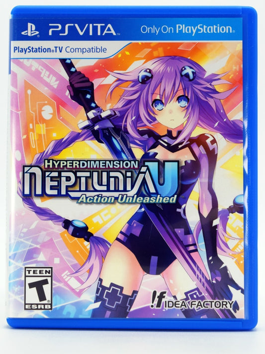 Hyperdimension Neptunia U Action Unleashed Psvita Game Front