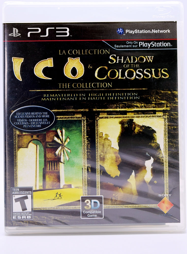 Ico And Shadow Of The Colossus Collection Ps3 Game Front