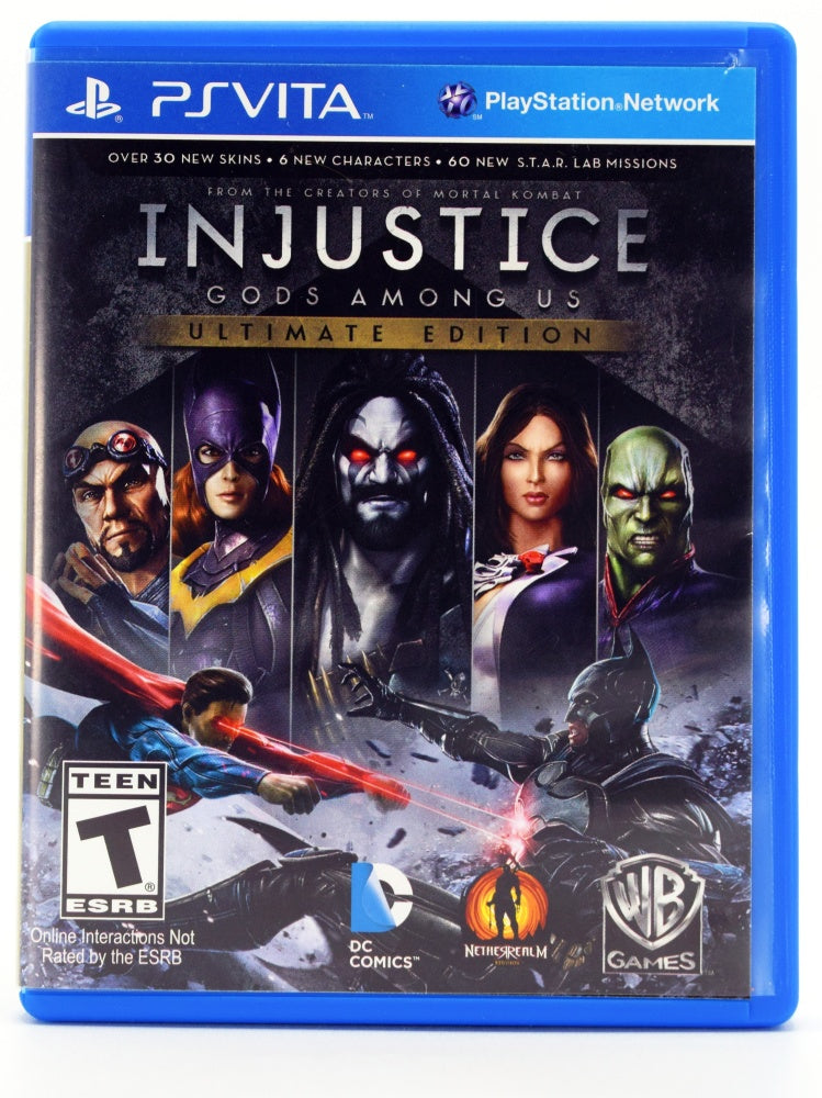 Injustice Gods Among Us Psvita Game Front