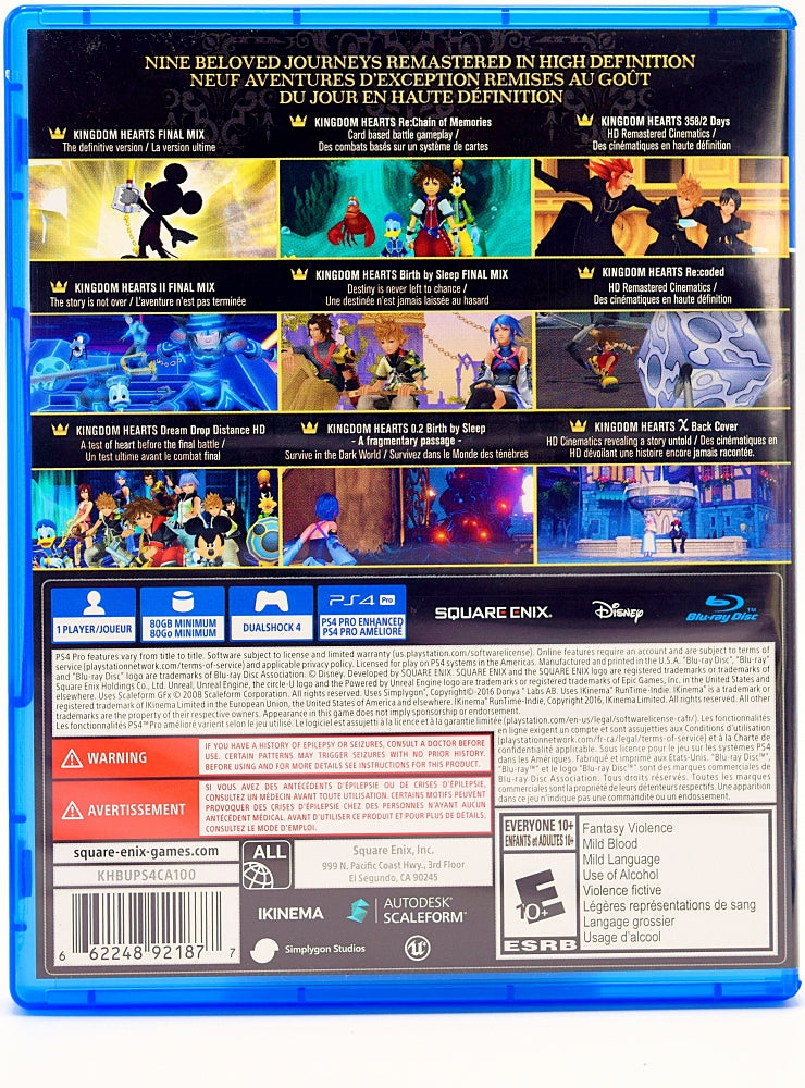 Kingdom Hearts All-In-One Package - PS4