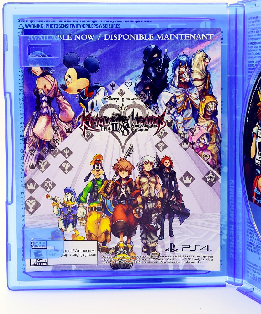 Kingdom Hearts HD 1.5 + 2.5 Remix Ps4 Game Inside
