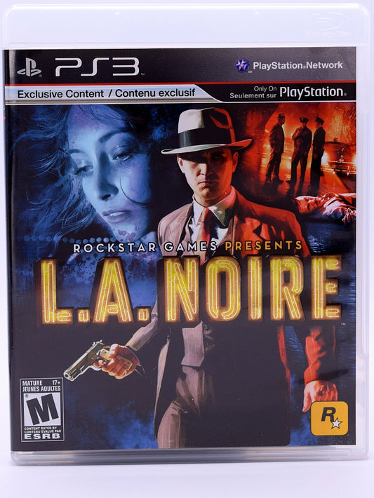 La Noire Ps3 Game Front