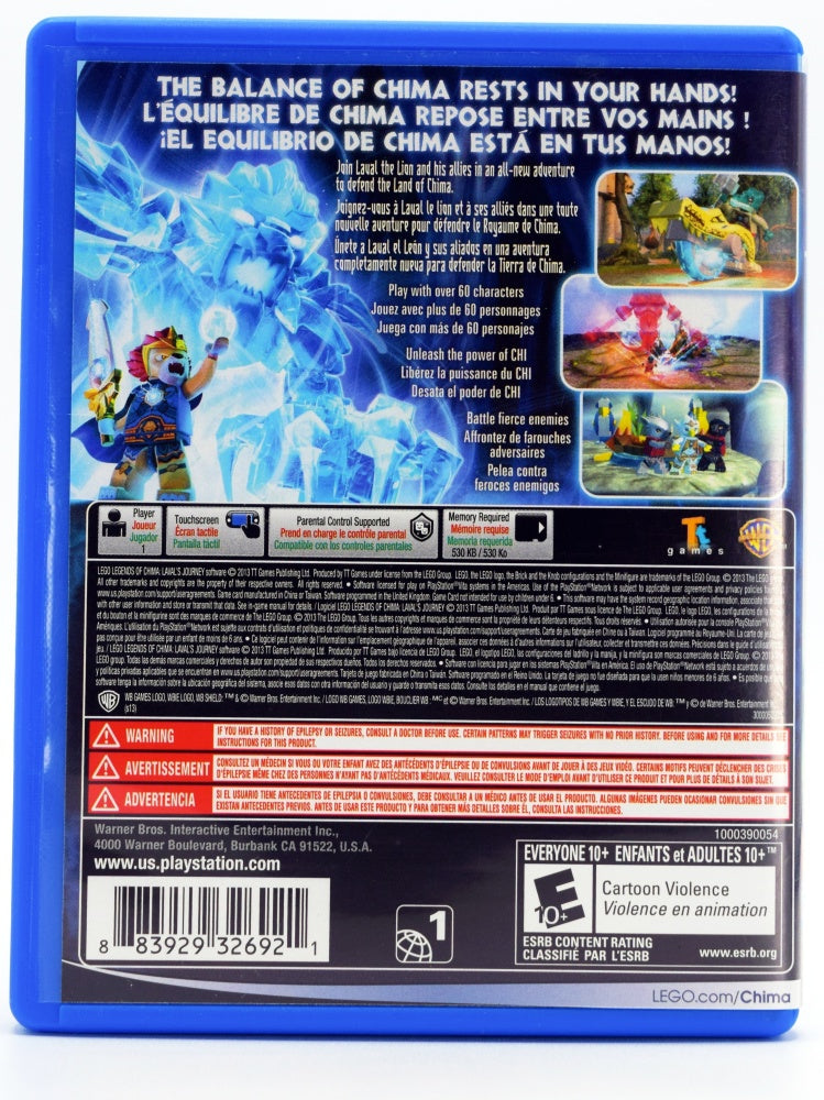 Lego Legends Of Chima Psvita Game Back