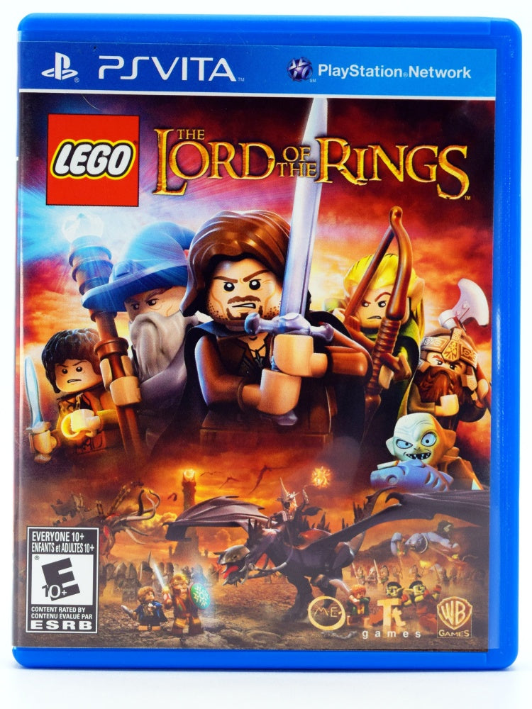 Lego Lord Of The Rings Psvita Game Front