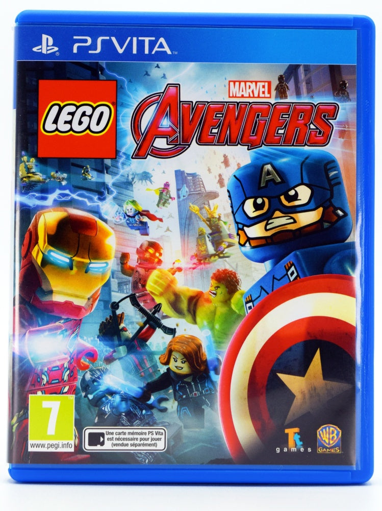Lego Marvel Avengers Psvita Game Front