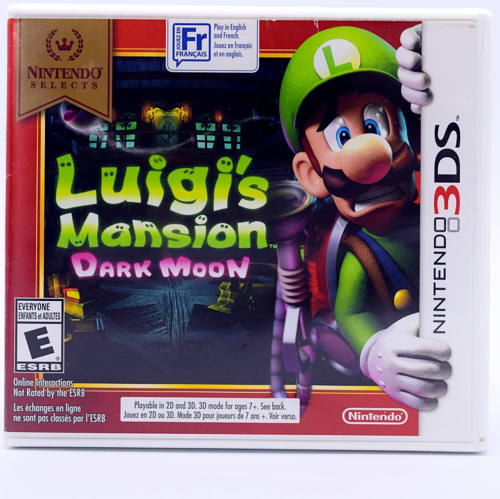 Luigis Mansion Dark Moon Nintendo Selects 3Ds Game Front