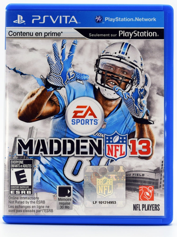 Madden Nfl 13 Psvita Game Front