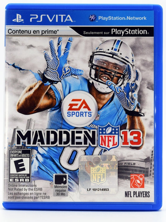 Madden Nfl 13 Psvita Game Front