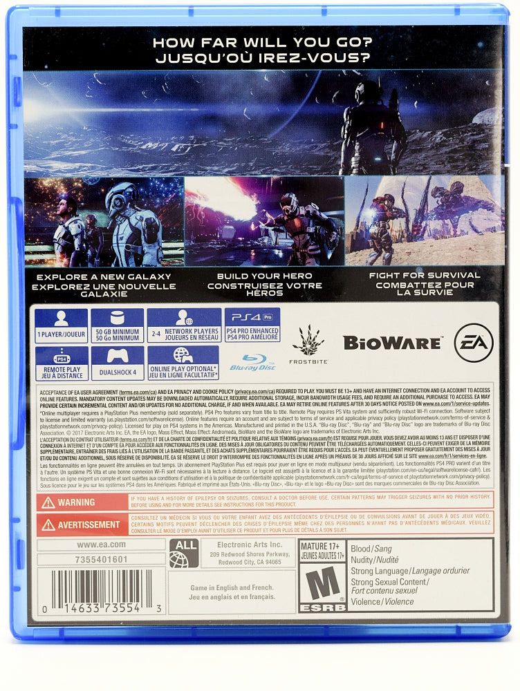 Mass Effect Andromeda Ps4 Game Back