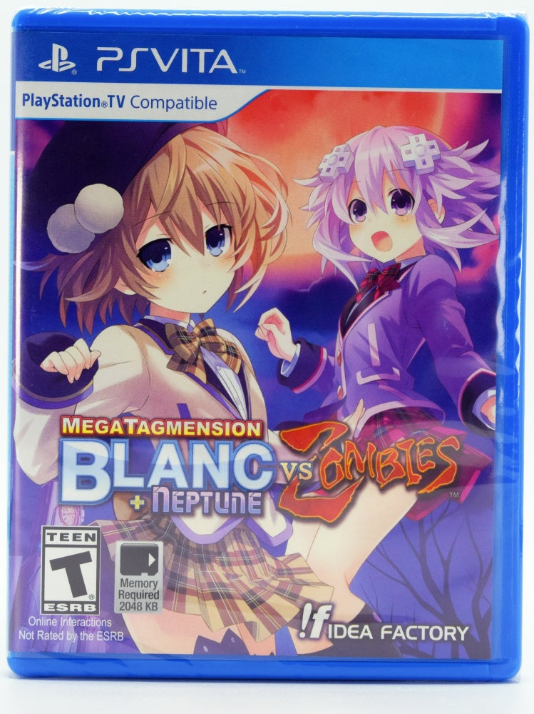 Megatagmension Blanc Plus Neptune Vs Zombies Psvita Game Front