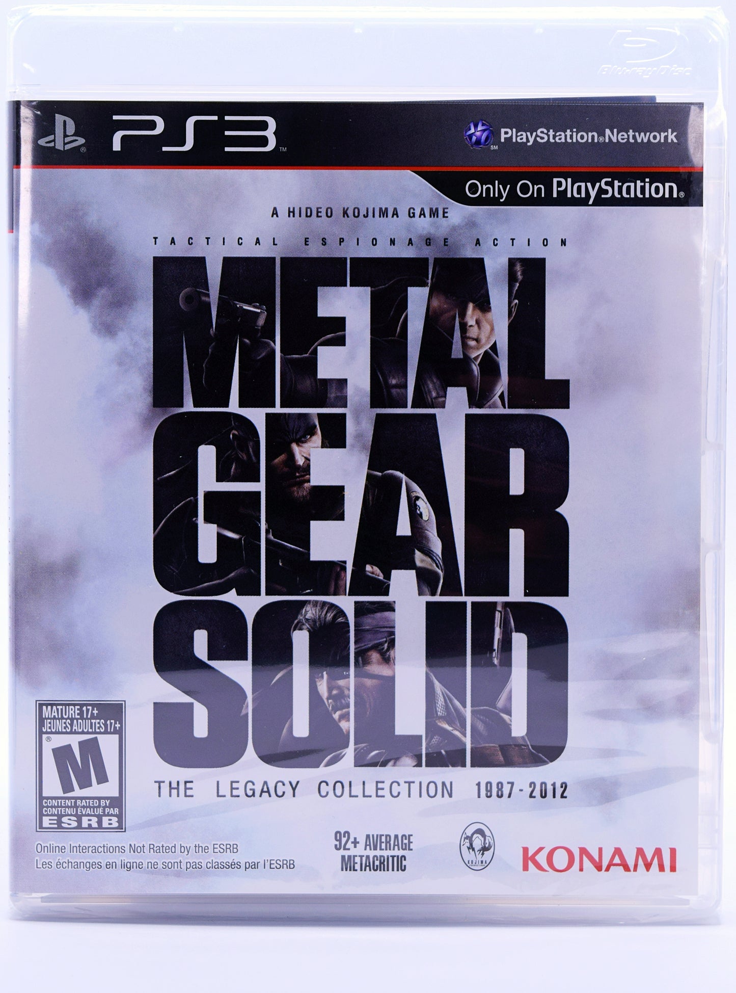 Metal Gear Solid The Legacy Collection Ps3 Game Front
