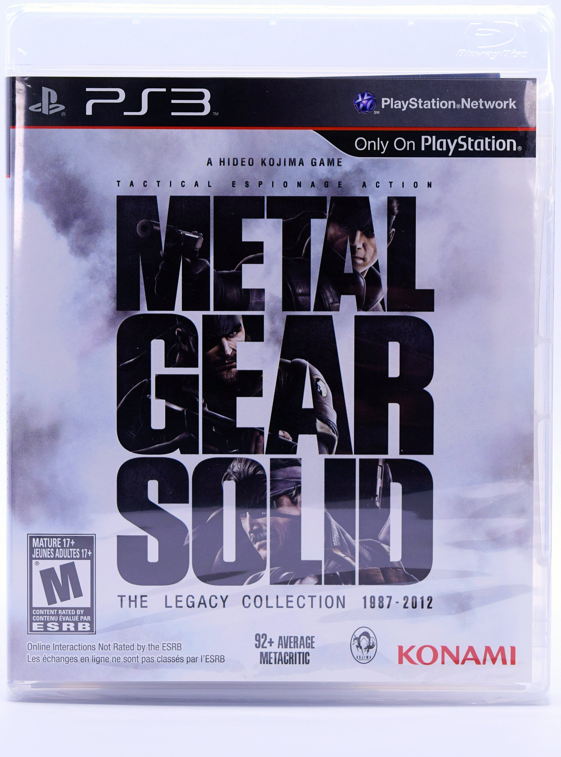 Metal Gear Solid The Legacy Collection Ps3 Game Front