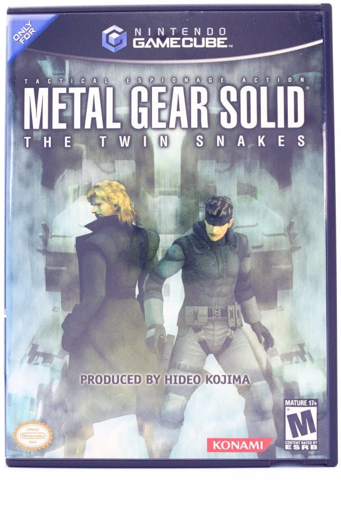 Metal Gear Solid Twin Snakes Gamecube Game Front