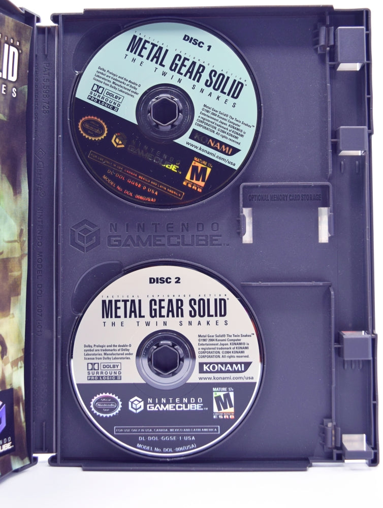 Metal Gear Solid Twin Snakes Gamecube Game Inside2