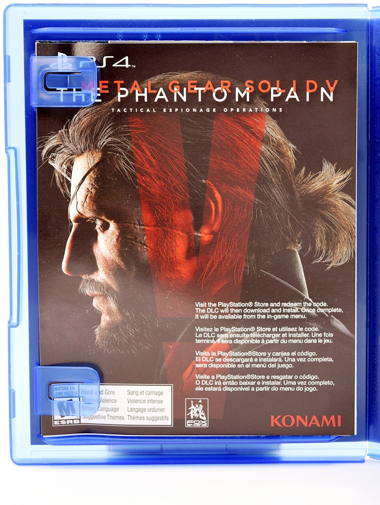 Metal Gear Solid V The Phantom Pain Day One Ps4 Game Inside