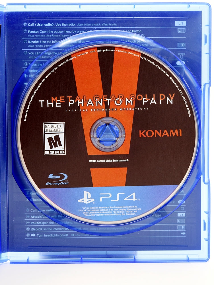 Metal Gear Solid V The Phantom Pain Day One Ps4 Game Inside1