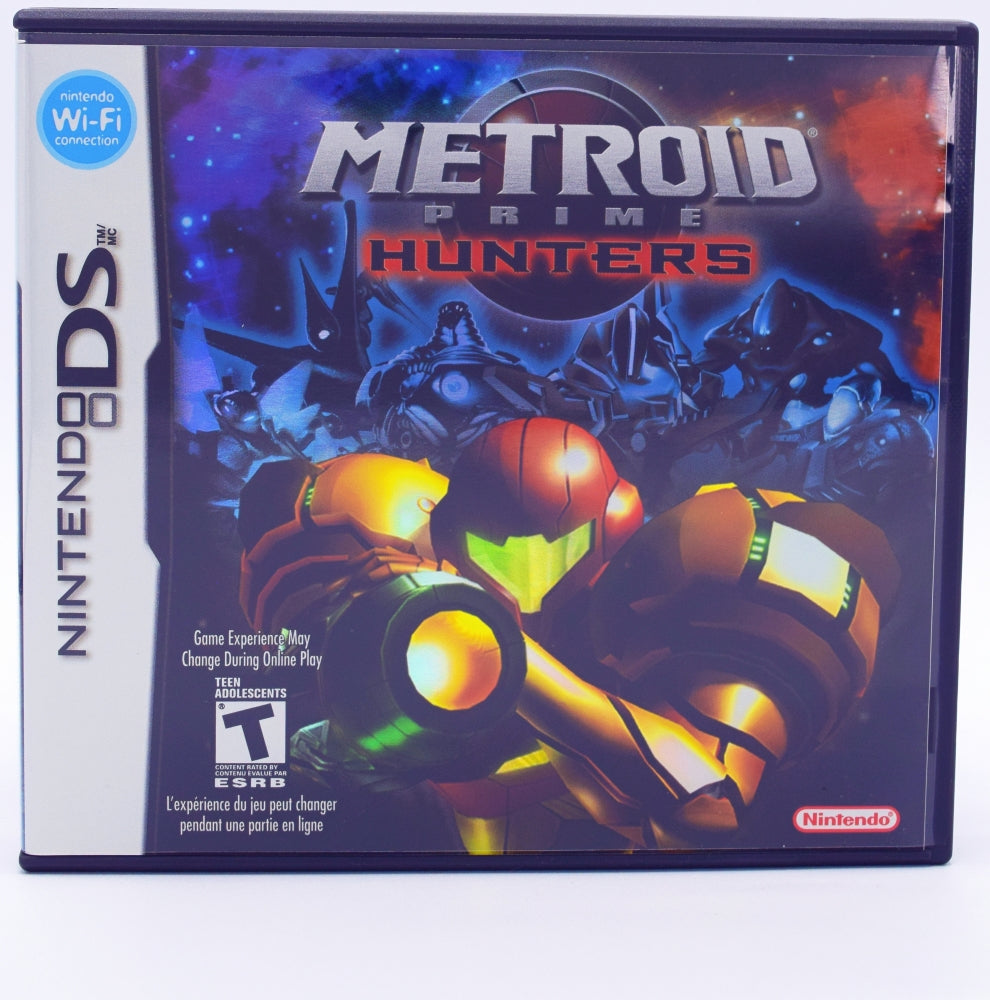 Metroid Prime Hunters Ds Game Front