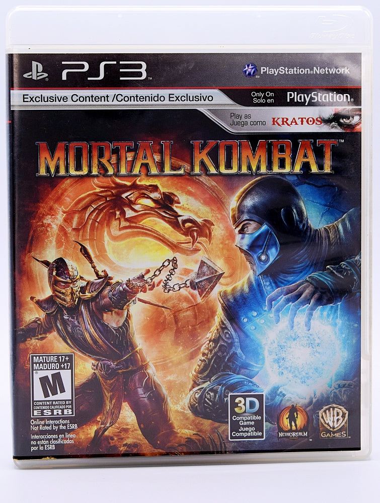 Mortal Kombat Ps3 Game Front